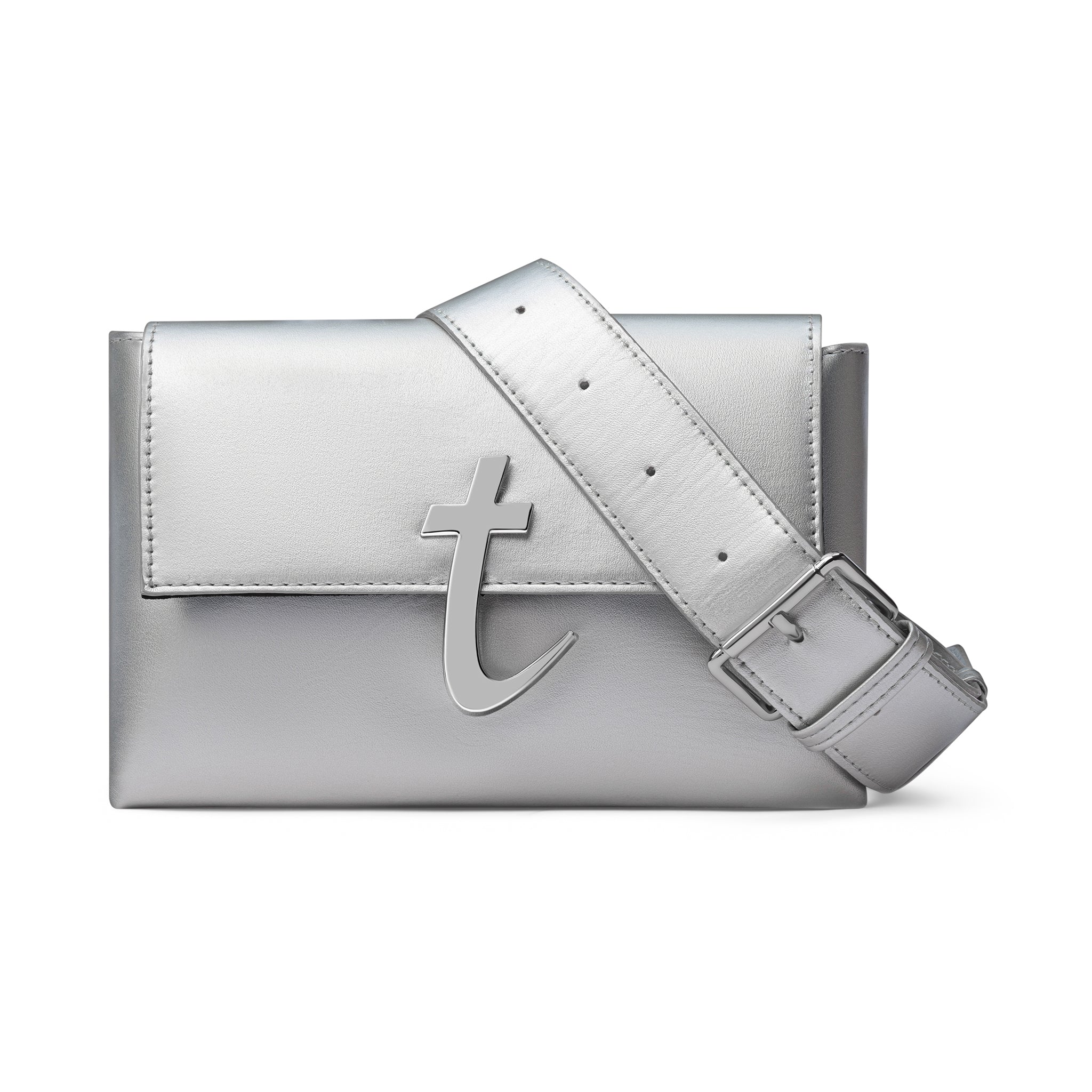 ◇ILLIGO◇ belt mini bag silver BELT MINI BAG SILVER - illigo | 60% - Asian Fashion Online Store