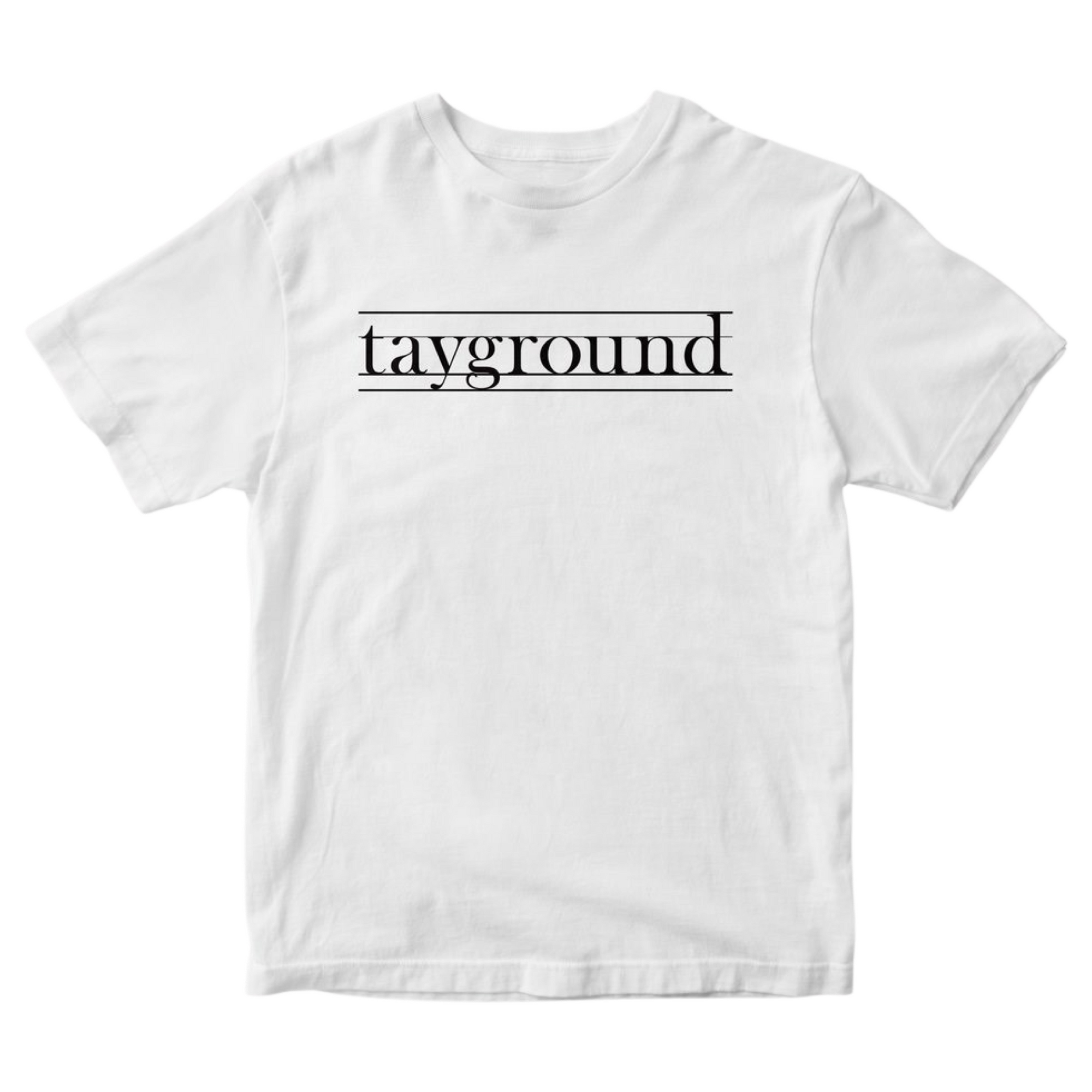 tayground Shirt Black Text