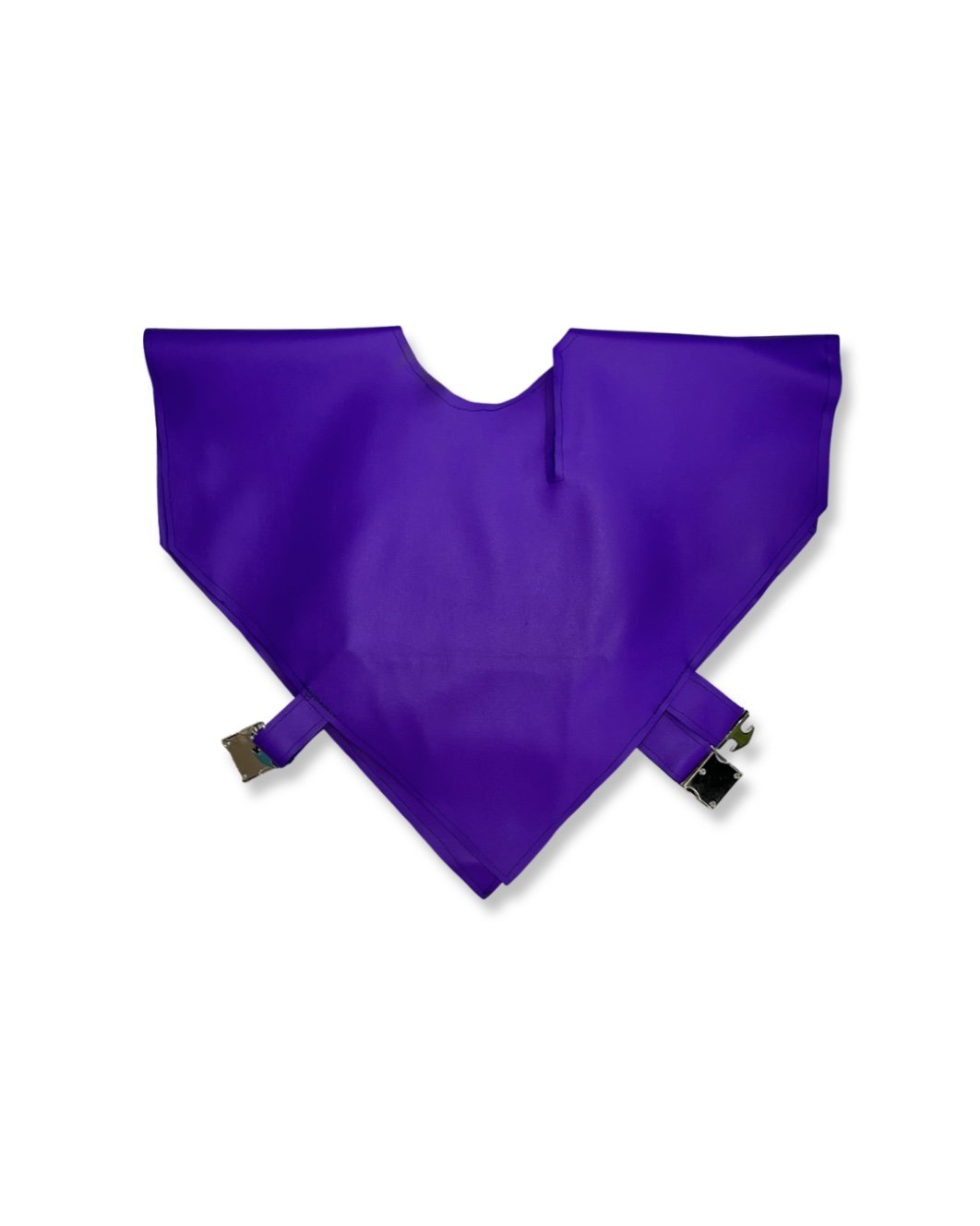 Uniform Double Triangle Top in Bright Purple