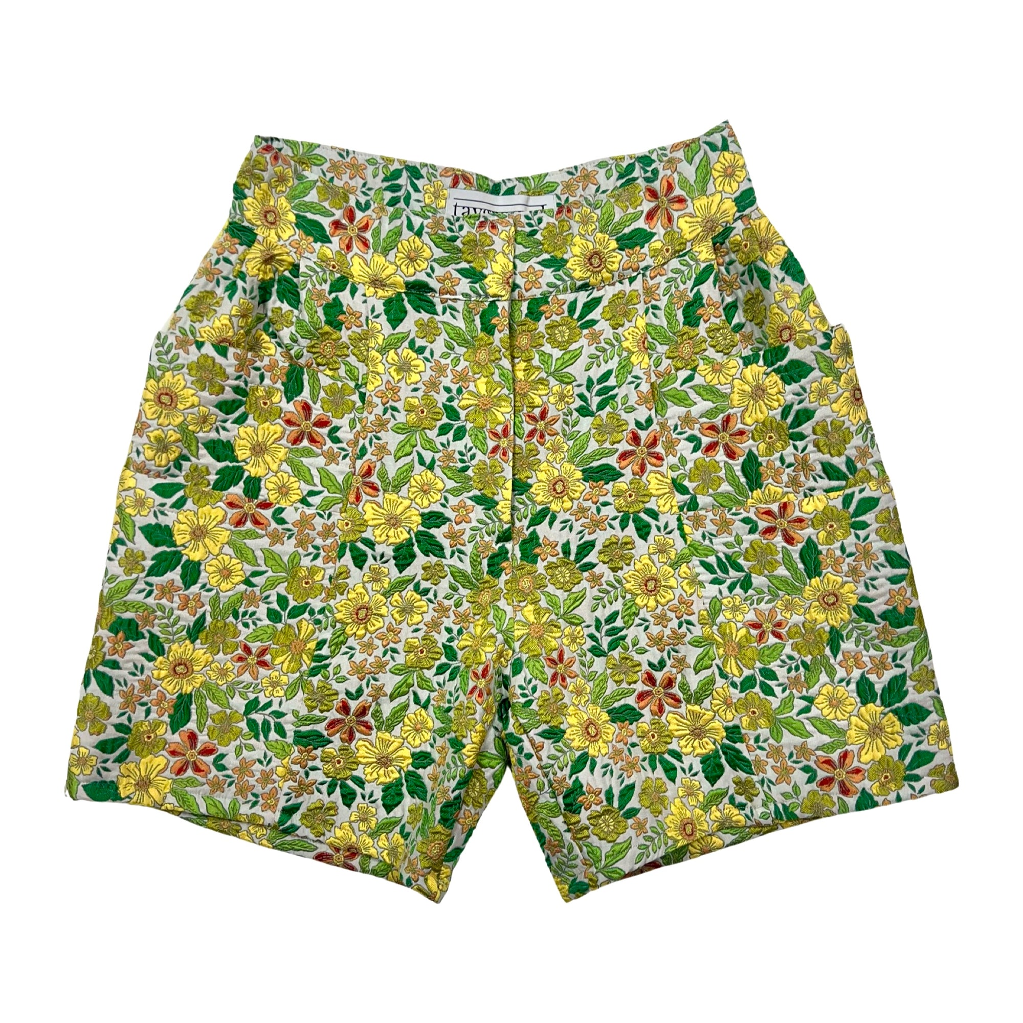 Men's Utility Shorts in Floral Jacquard