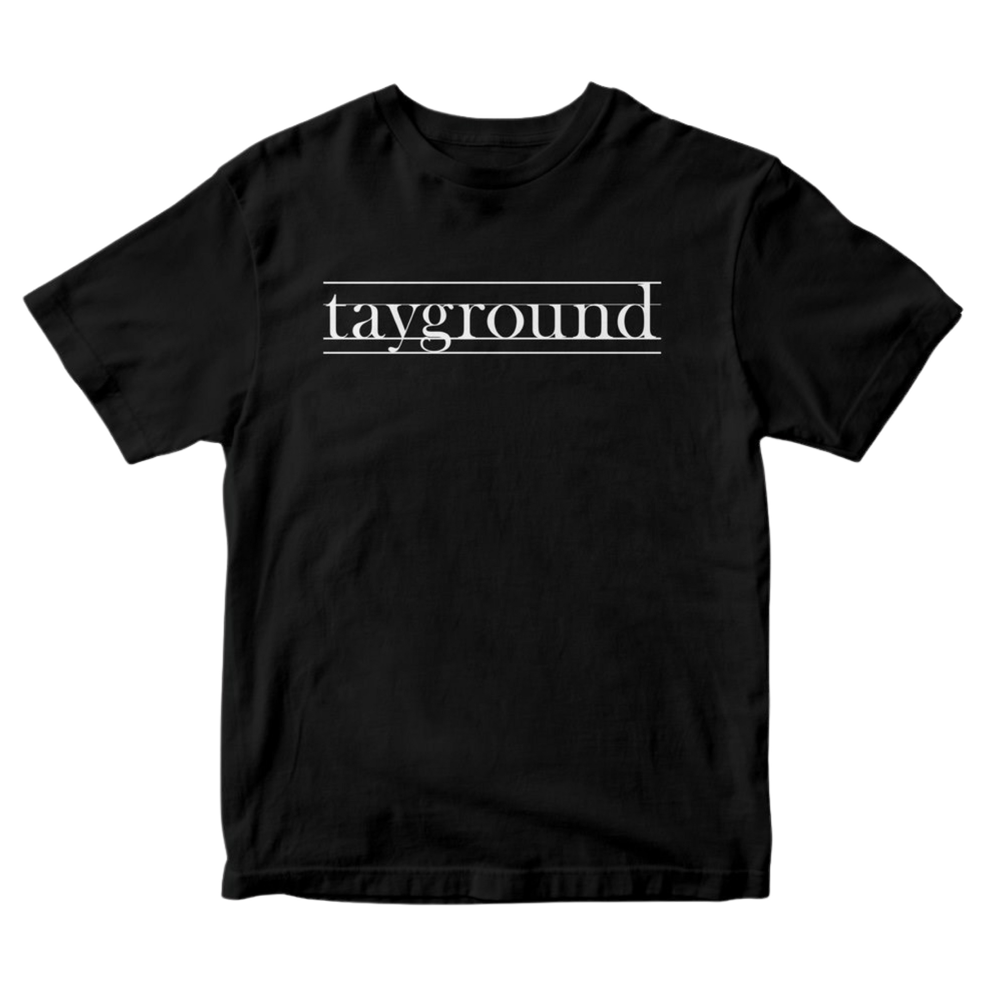 tayground Shirt White Text