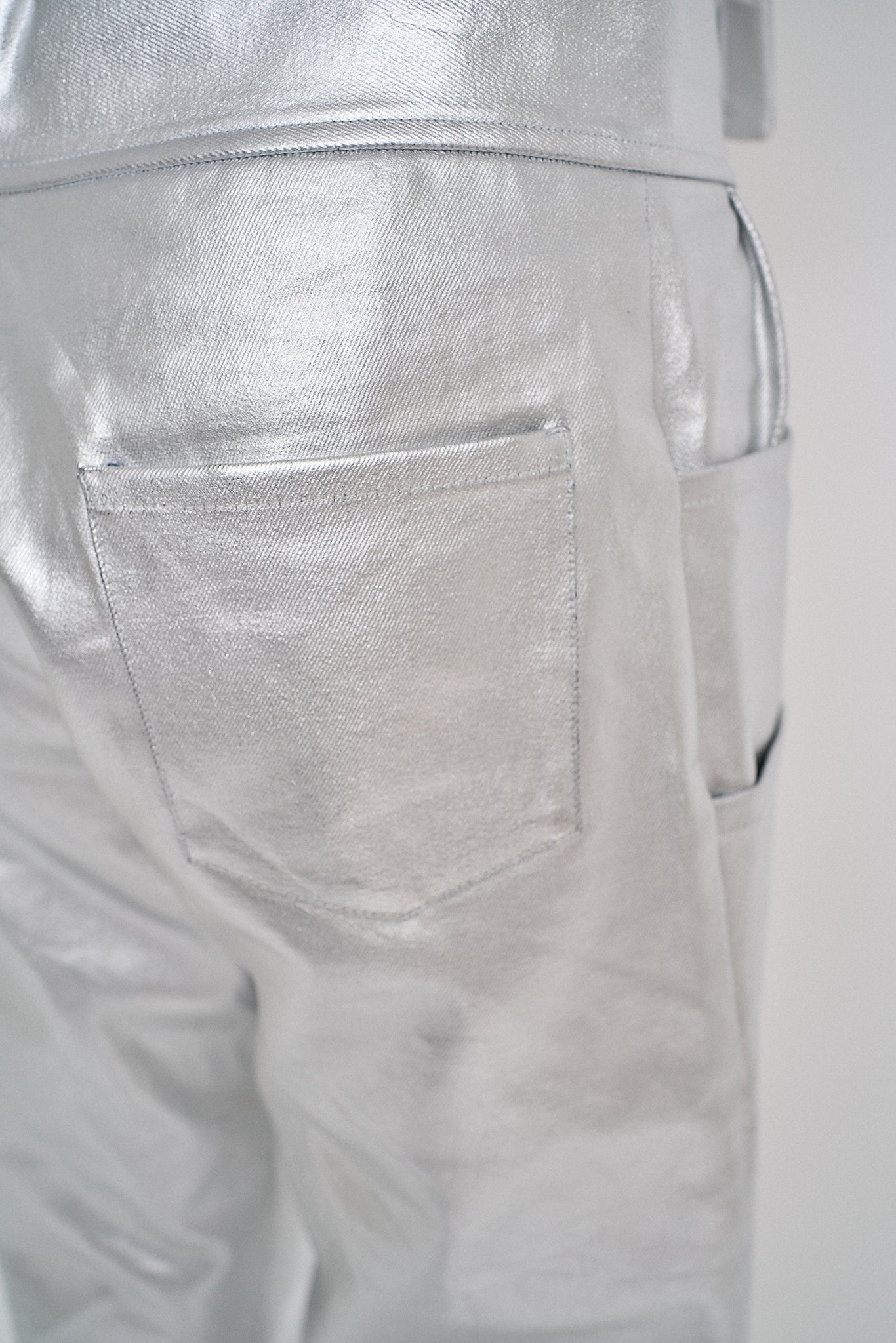 Men's Utility Pant in Silver Denim