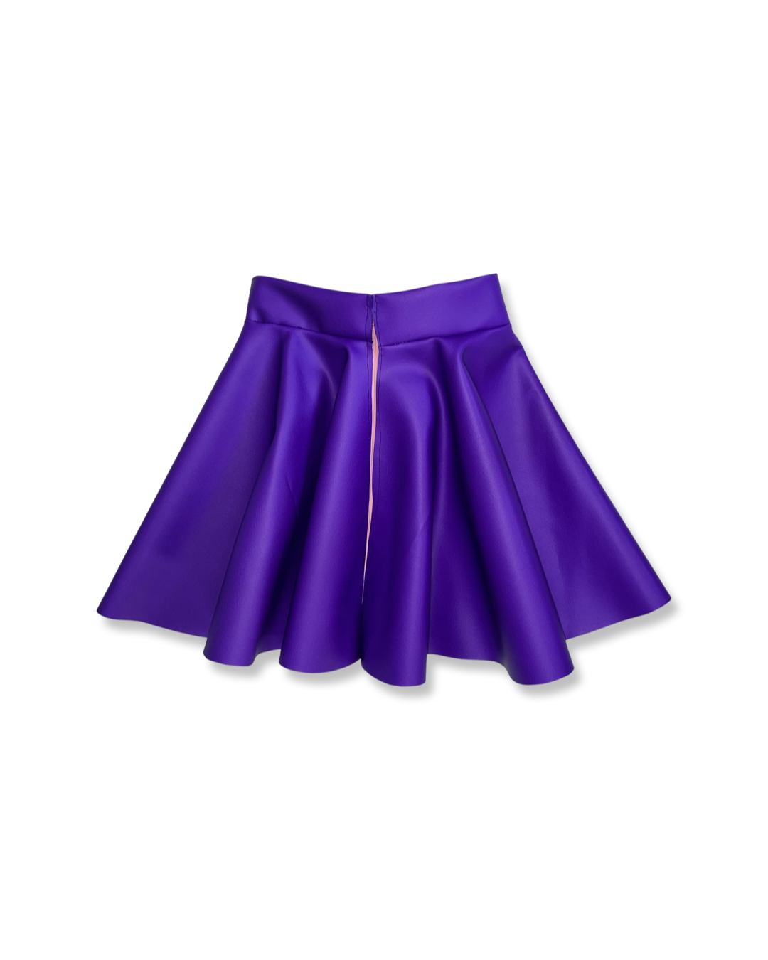 Uniform Circle Skirt in Bright Purple