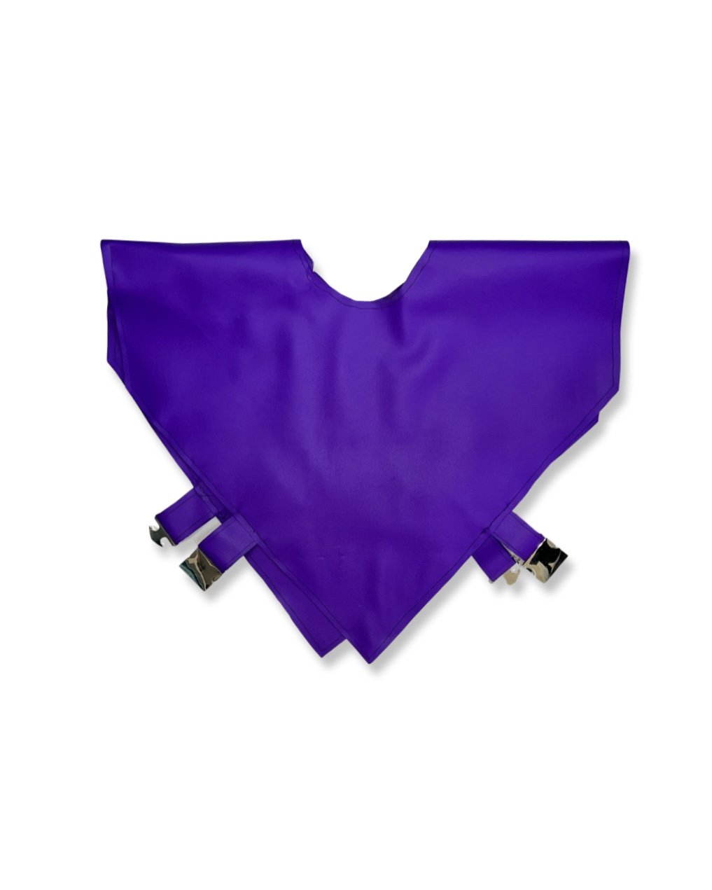 Uniform Double Triangle Top in Bright Purple